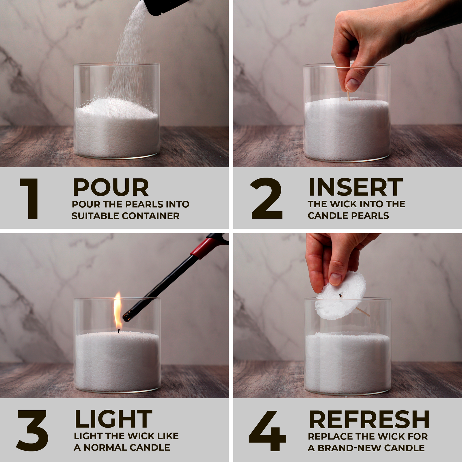 Pearled Wax Candle - Image 8