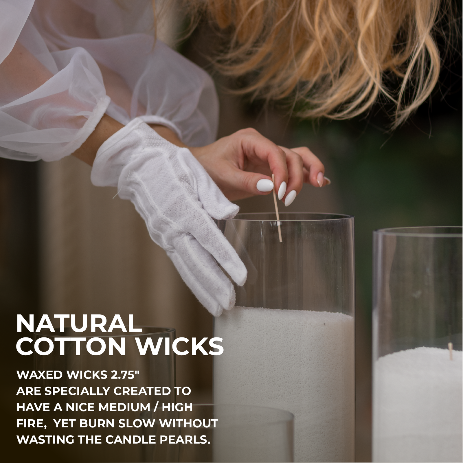 Pearled Wax Candle - Image 9