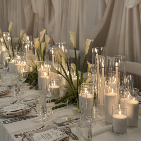 20 TABLE Candles (up to 10.5" vases) - RENTAL Service